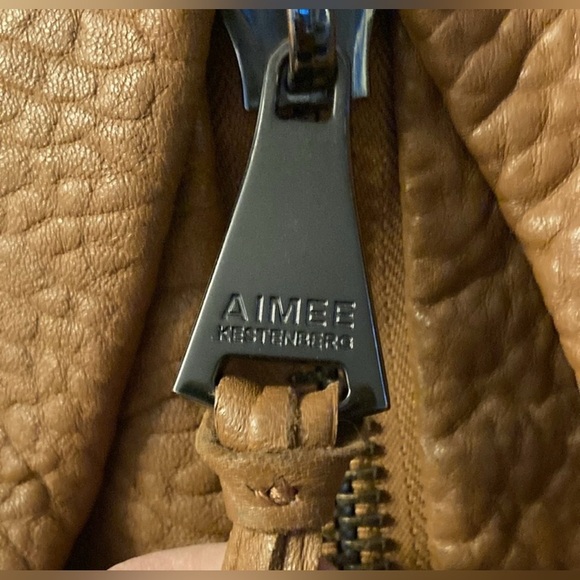 ✨ Aimee Kestenberg Leather Cognac Backpack - Picture 3 of 7